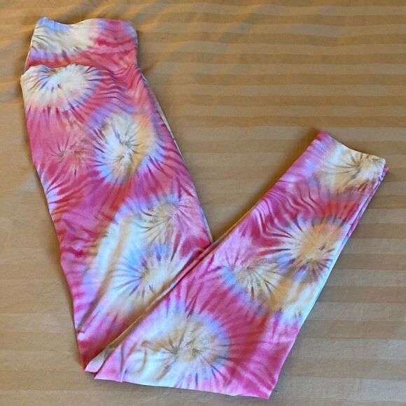 Shape Up Fitness Wear New Multi Pastel Colors High Waisted Legging/ Rear Detail - Picture 1 of 7